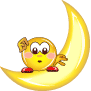 moon scratch head Slack emoji