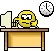 office bored Slack emoji