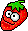 cross eyed strawberry Slack emoji