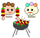 kao bbq Slack emoji