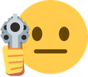 neutral gun Slack emoji