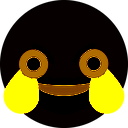 golden laugh Slack emoji