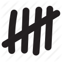 tally mark Slack emoji