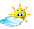 partly cloudy Slack emoji