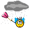 broken umbrella Slack emoji