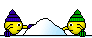 snowball fight Slack emoji