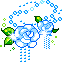 roses blue Slack emoji