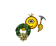 hang wreath Slack emoji