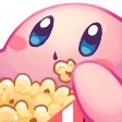 kirby popcorn Slack emoji
