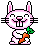 bunny carrot Slack emoji