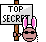bunny top secret Slack emoji