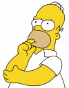 homer thinking Slack emoji