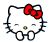 hello kitty clapping Slack emoji