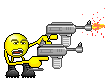 shooting guns Slack emoji