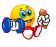 dumbbell lifting Slack emoji