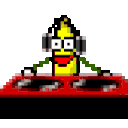 banana dj Slack emoji