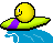 surfing Slack emoji