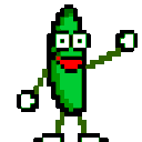 banana wave green Slack emoji