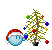 burning xmas tree Slack emoji