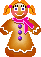 gingerbread girl Slack emoji