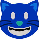 inverted cat Slack emoji