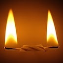 candle both ends Slack emoji