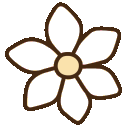 white flower Slack emoji