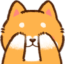 shiba hide Slack emoji