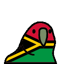 vanuatu parrot Slack emoji