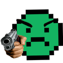 gun holding Slack emoji