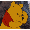 winnie the pooh think Slack emoji