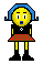 punk girl Slack emoji