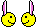 bunnies kissing Slack emoji