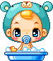 babyboy bath Slack emoji