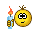 holding candle Slack emoji