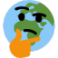 earth think Slack emoji