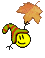 hanging on leaf Slack emoji
