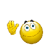 waving bye Slack emoji