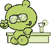 bear chilling Slack emoji