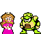 princess peach kiss Slack emoji