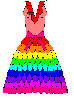 rainbow dress Slack emoji