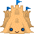 sand castle Slack emoji