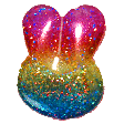 sparkle bunny Slack emoji