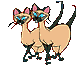 siamese cats Slack emoji