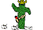 cactus waving Slack emoji