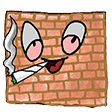 stoned wall Slack emoji