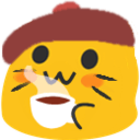 meow beret coffee Slack emoji