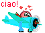 ciao airplane Slack emoji