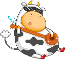 cow banjo Slack emoji