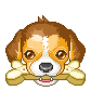 dog with bone Slack emoji